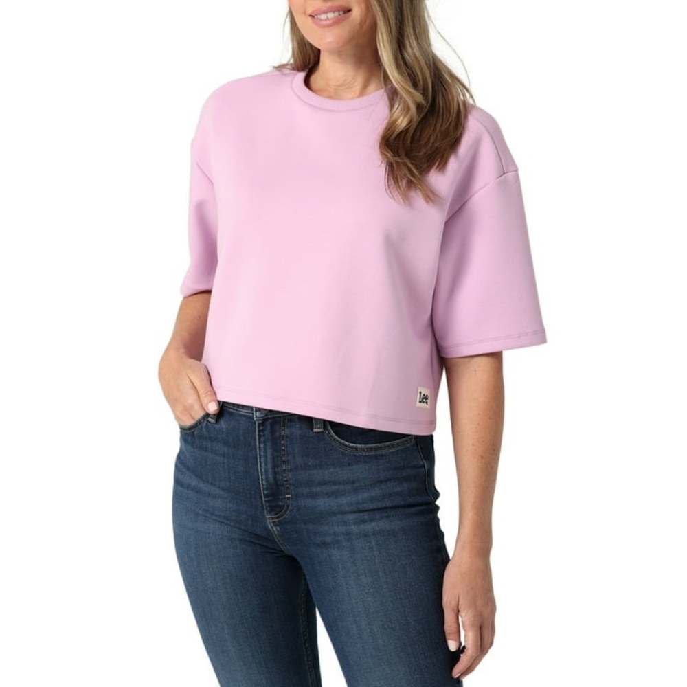 Relaxed Fit Crop Tee